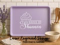 Custom Engraved Cookie Sheet Pan | Personalized Baking Pan for Weddings, Birthday | Unique Custom Kitchen Gift for Baker | Sheet Tray | Love