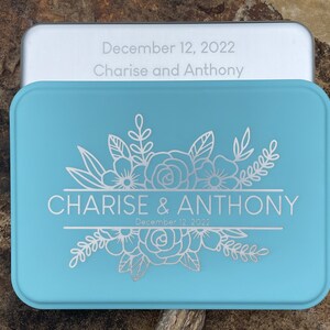 Custom Engraved Cake Pan, Personalized Cake Pans, Customized Metal Cake Pan, Gifts for Bakers, Baking Pan w/ Lid, Housewarming Gift, Wedding image 6