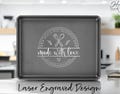 Custom Engraved Cookie or Baking Sheet Pan | Personalized Bakeware for Gifts, Weddings, Birthday | Unique Custom Kitchen Gift for Baker