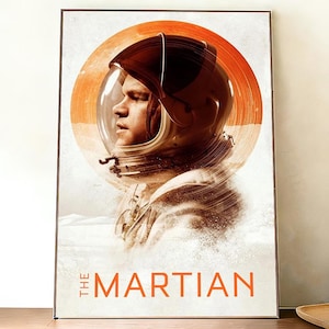 The Martian Movie Poster,Canvas Print,Wall Art Decorative Painting,Gift For Fans.