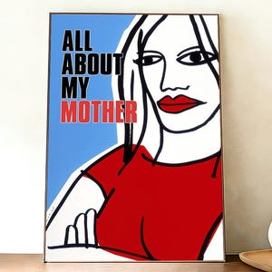 Alles über meine Mutter Film Poster, Leinwanddruck, Wand Kunst Dekorative Malerei, Geschenk für Fans.
