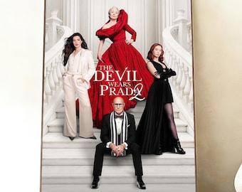 Le Diable s'habille en Prada 2, affiche du film, impression sur toile, art mural, peinture décorative, cadeau pour les fans.