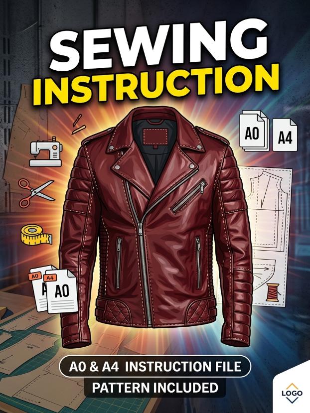 Asymmetrical Leather Jacket - Etsy