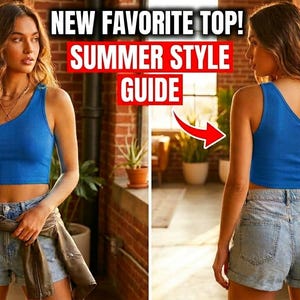 One Shoulder Top Sewing Pattern PDF, Girls Halter Top Pattern, Backless Crop Top, Summer Top Pattern