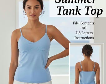 Sommer Tank Top für Frauen Leichtes, atmungsaktives, lässiges, ärmelloses Top