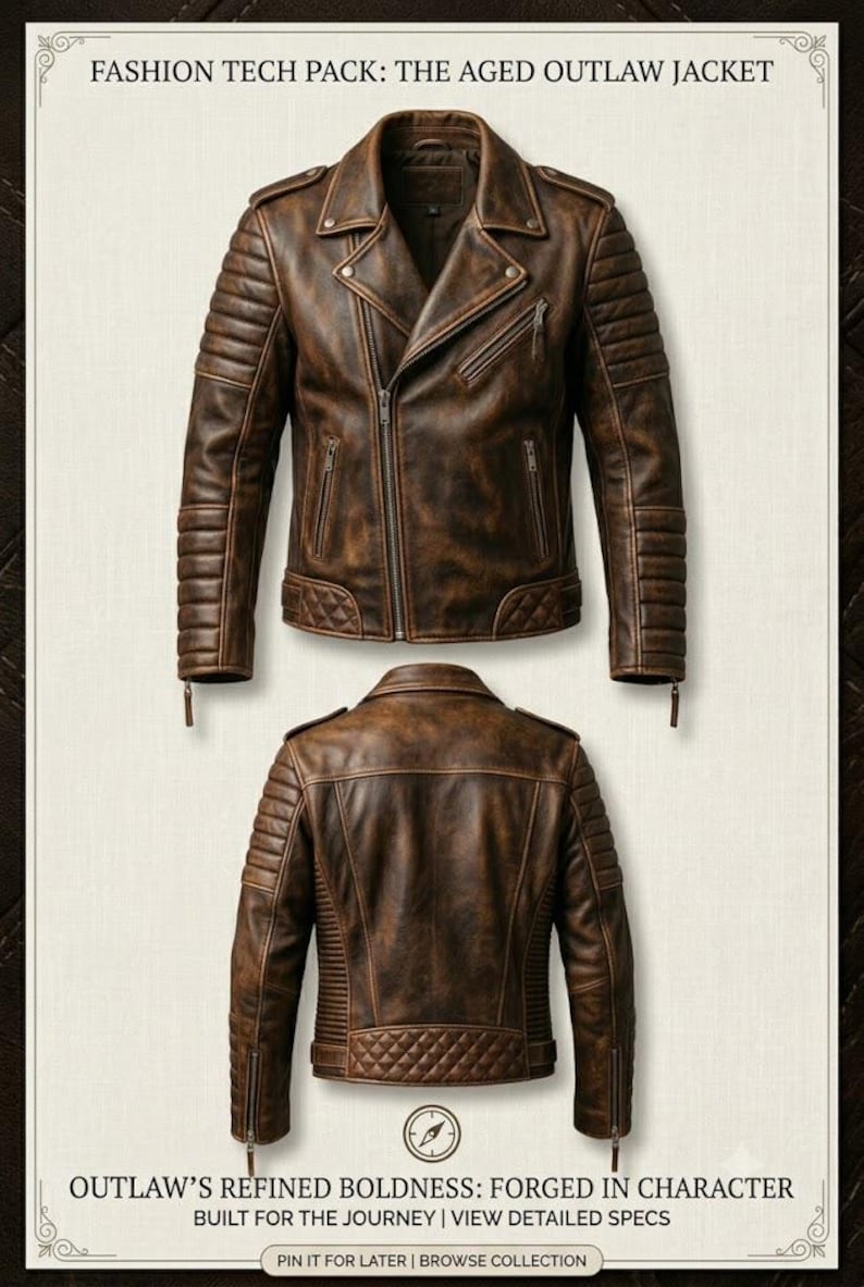 Chaqueta de cuero negra para hombre, chaqueta clásica de motociclista, chaqueta acolchada para moto, abrigo de cuero estilo punk rock, prenda de abrigo de moda para motociclistas. imagen 6