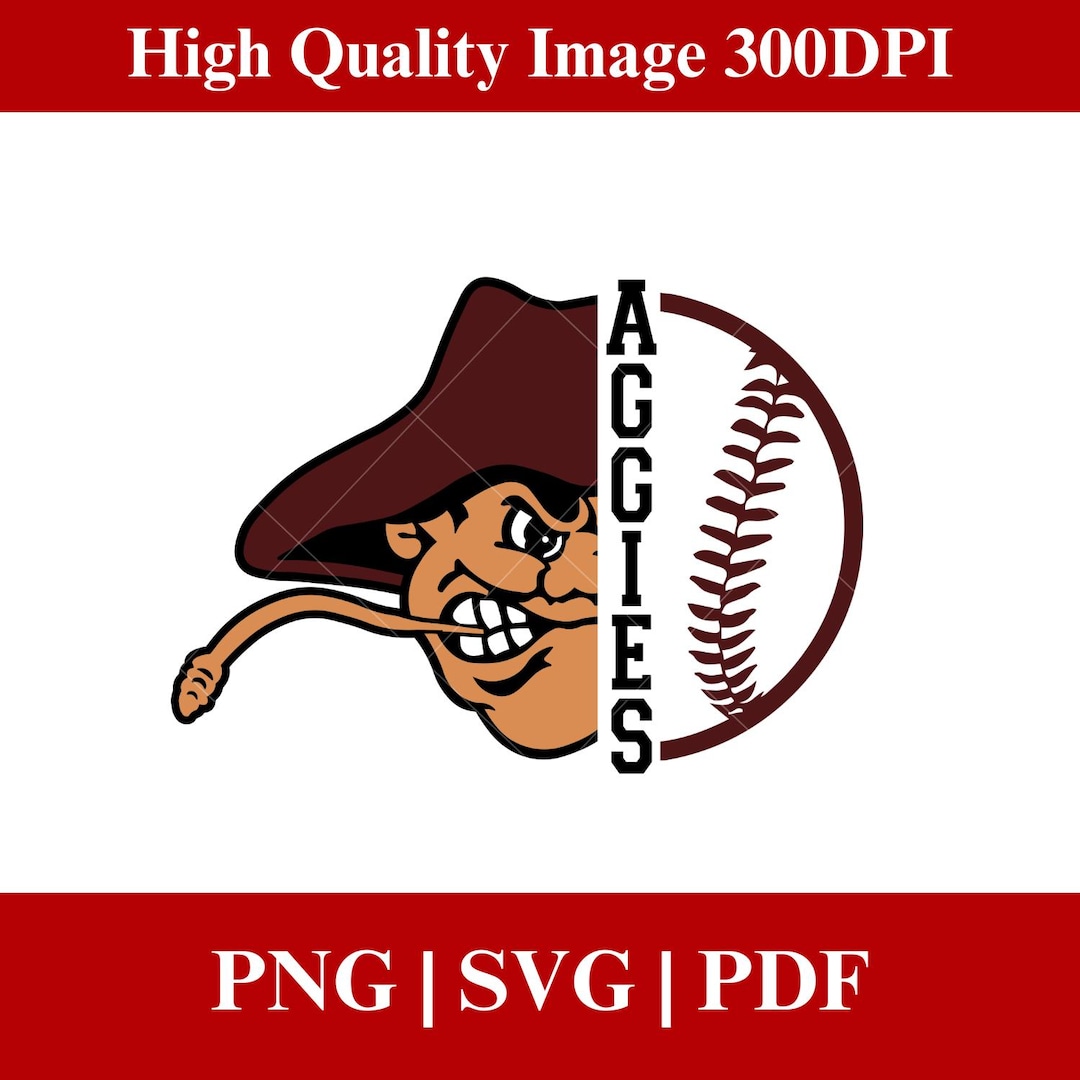 Aggies SVG High School Mascot, Aggies PNG Clipart, Cut Files for Cricut ...