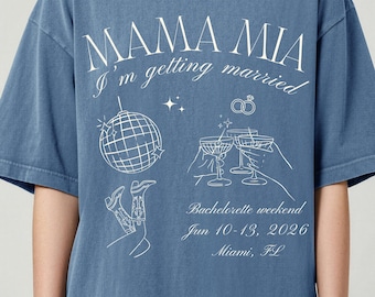 Mamma Mia Bachelorette Shirts, She Found Her Honey Honey Dancing Queens Brides Disco Shirts Last Disco Bach Shirts Gift for Bridesmaid