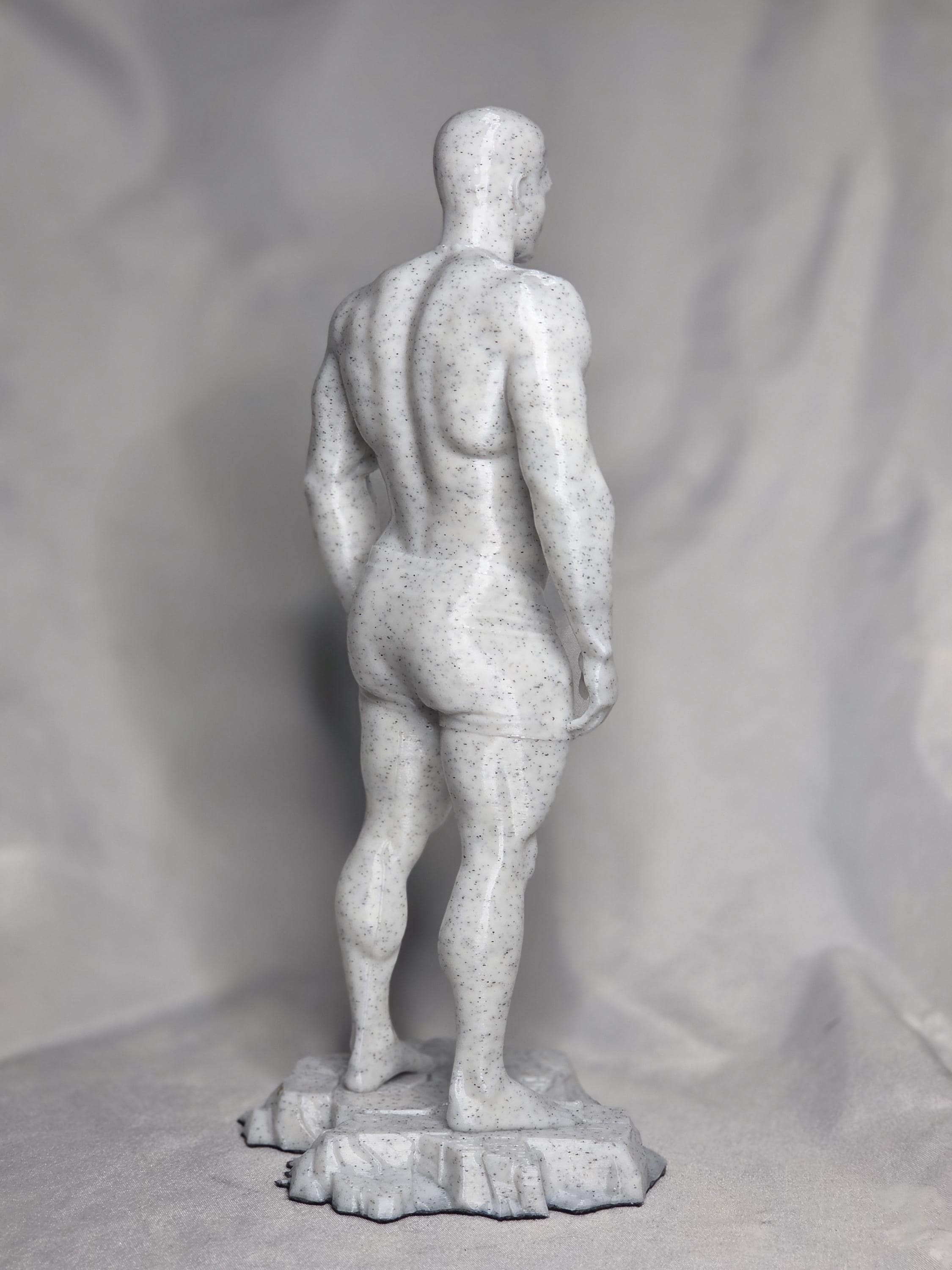 Marble Male Figure Statue – Explicit 3D Printed Art - Etsy