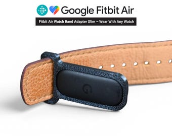 Adattatore sottile per cinturino Fitbit Air Watch – Compatibile con Apple Watch, Garmin e orologi con cinturino in pelle e gomma.