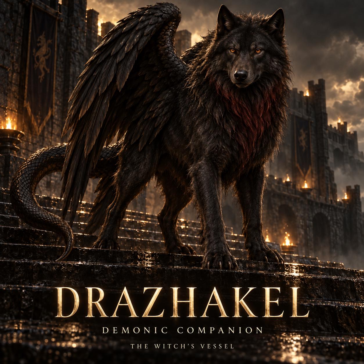 Drazhakel Demonic Wolf Companion Direct Binding, Guardian Focus, Personalized Spirit Companion PDF