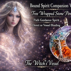 Veilbound Luminarch Entity • Crescent Moon Spirit • Powerful White Magick Amplification • Direct or Vessel Binding • The Witch’s Vessel