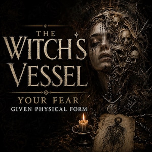 THE WITCH'S VESSEL • Your Fear Given Physical Form • Custom Fear Manifestation Rendering • Shadow Work Ritual Write-Up and Manifestation