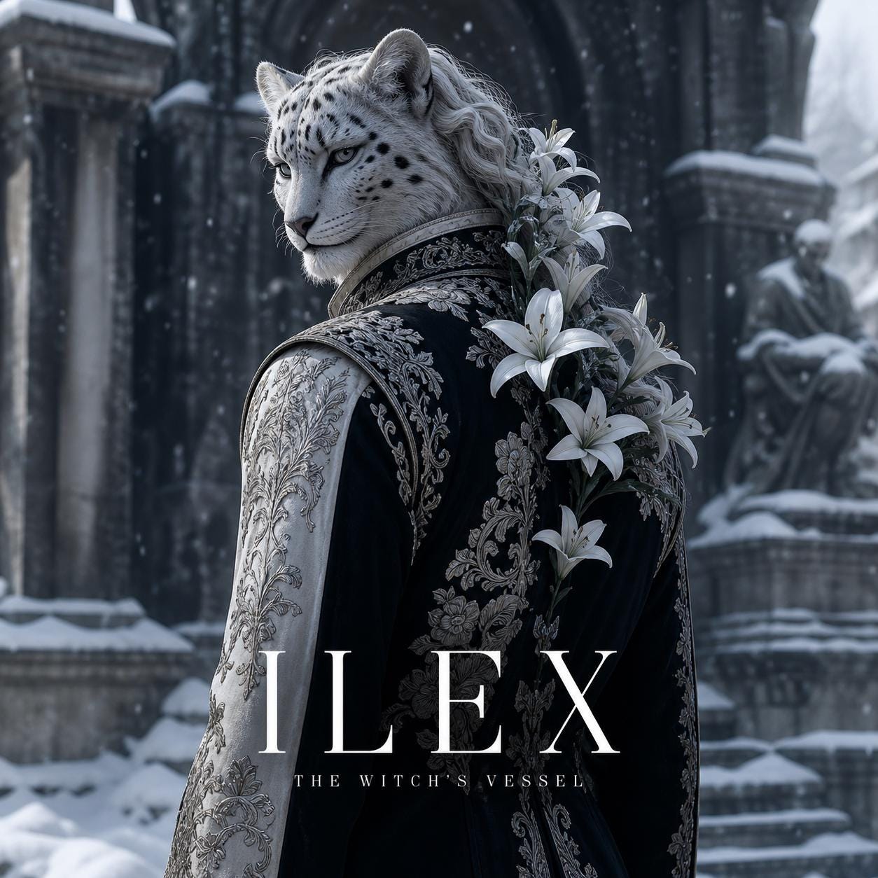 Ilex · Snow Leopard Funeral Lily Hybrid · Grief Guardian · Vessel Kin Dossier · Direct Binding PDF