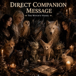 THE WITCH'S VESSEL • Direct Companion Message • Channeled Spirit Communication • Personalized Reading Pdf