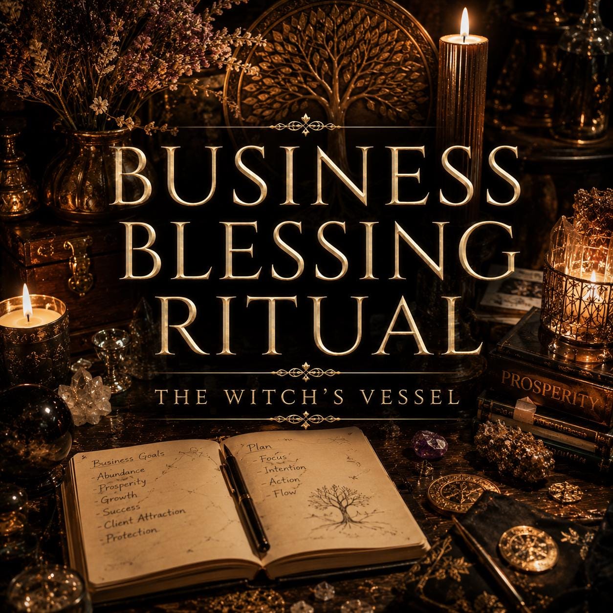 THE WITCH'S VESSEL · Business Blessing Ceremony · Prosperity · Success · Client Attraction