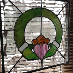 Irish Claddagh design, Irish Flag colors,