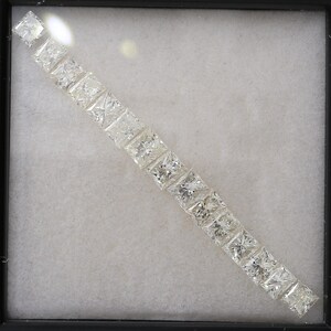 15 Princess Cut Diamonds: 0.79ct K-M IF-SI2 Clarity Layout Set