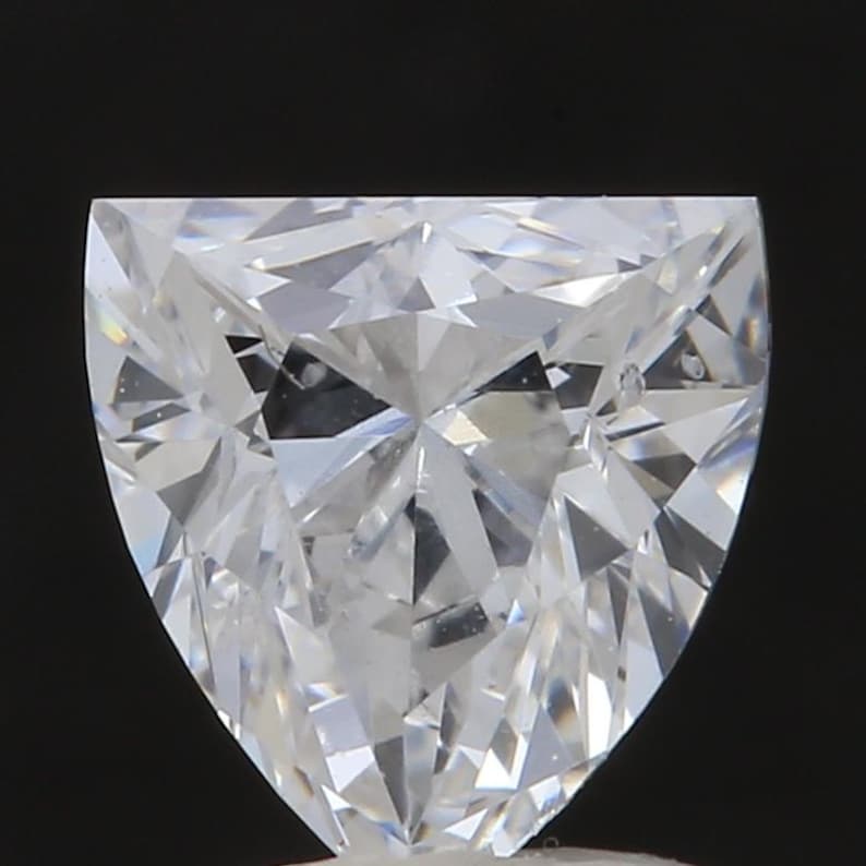 Light Refraction Pattern Loose Natural Untreated Earth Mined Diamond Trillion Shield Superman 0 ...