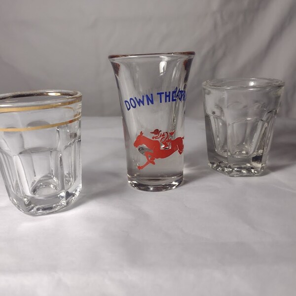 Antique Shot Glasses Etsy