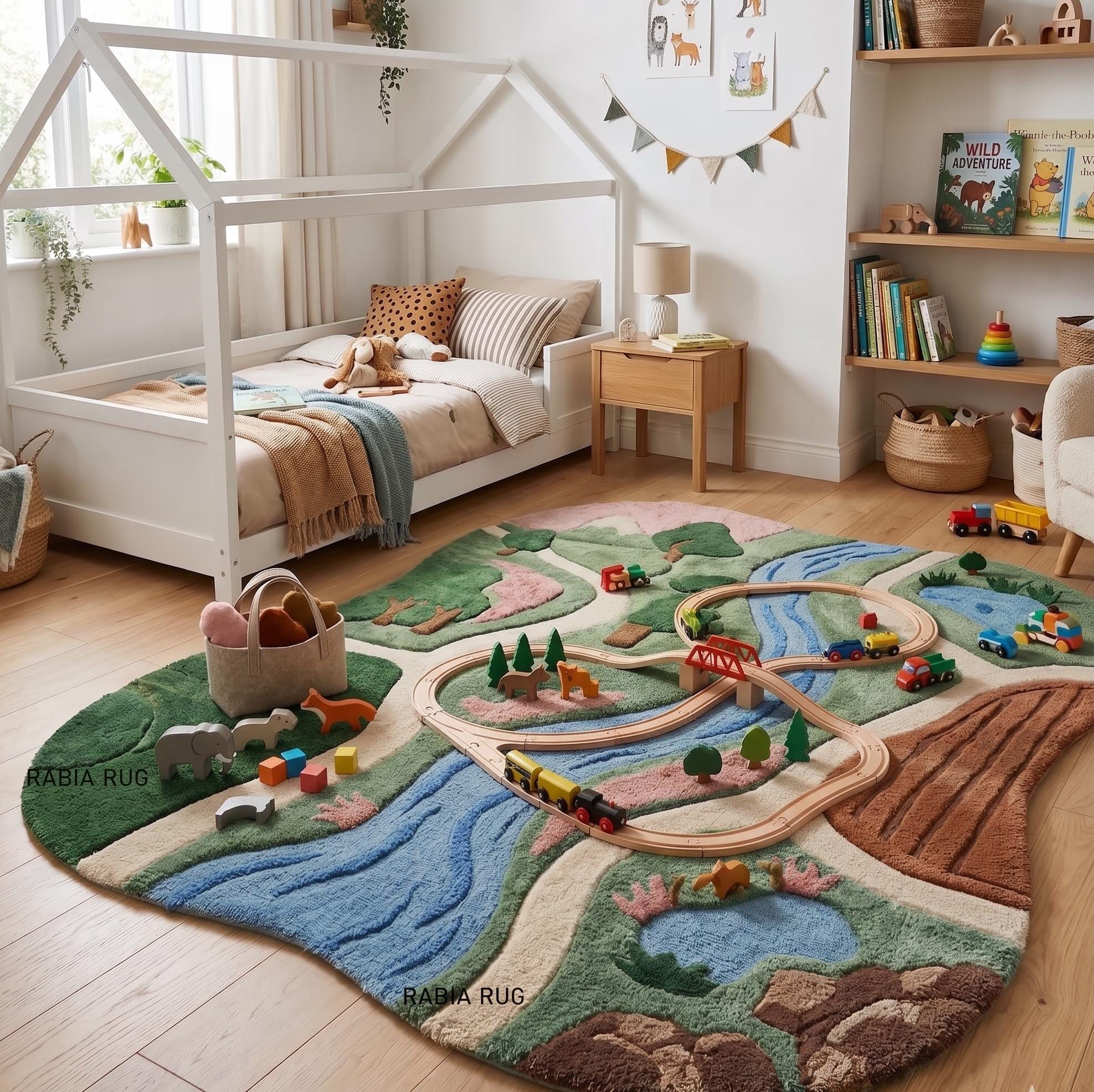 Landscape Play Rug - Etsy