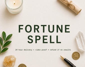 Fortune Spell - Attract Good Luck, Prosperity & Positive Opportunities
