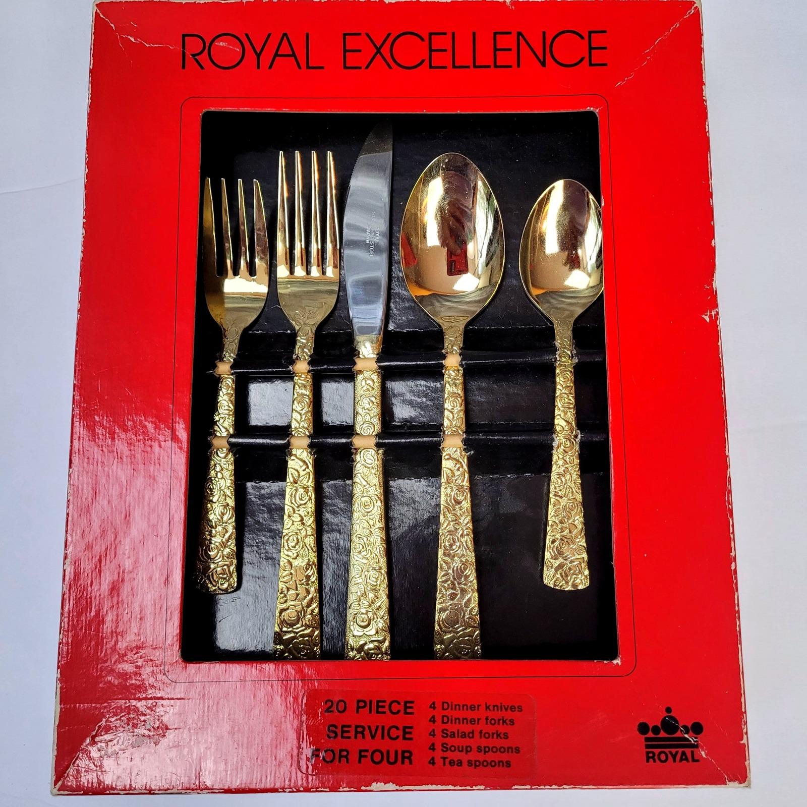 Gold Stainless Steel Japan Flatware Set - Etsy