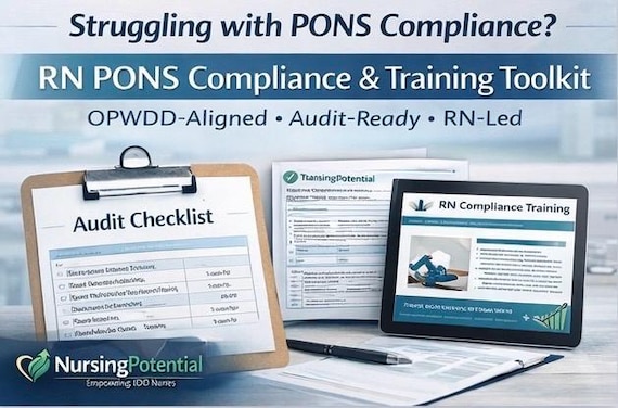 Plan of Nursing Services (PONS) Compliance and Training Toolkit for Intellectual/Developmental Didability Nurses