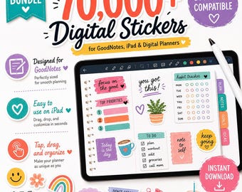 70,000+ Goodnotes Digital Stickers, Daily Life Digital Stickers, Goodnotes Sticker, Digital Planner Sticker, Biology Stickers, Png Stickers