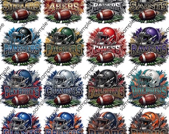 32 Football Mascot png Bundle, Football Team png, Mascot Png, Football PNG, Game Day Football Clipart, Football Animal, Football posters