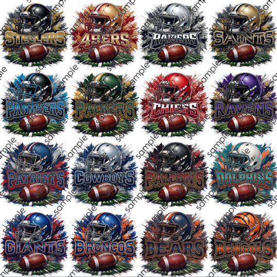 32 Football Mascot png Bundle, Football Team png, Mascot Png, Football PNG, Game Day Football Clipart, Football Animal, Football posters