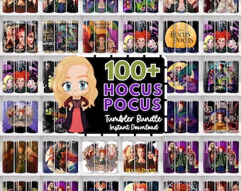 100+Hocus Pocus 20ozTumbler Wrap Bundle: Halloween Design by the Sanderson Sisters, Instant Download