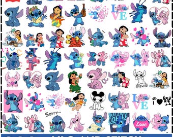 220+ Stitch files, Stitch SVG, Stitch bundle, Stitch PNG, stitch clipart, Lilo and stitch SVG, Cricut svg, Silhouette svg, stitch layered
