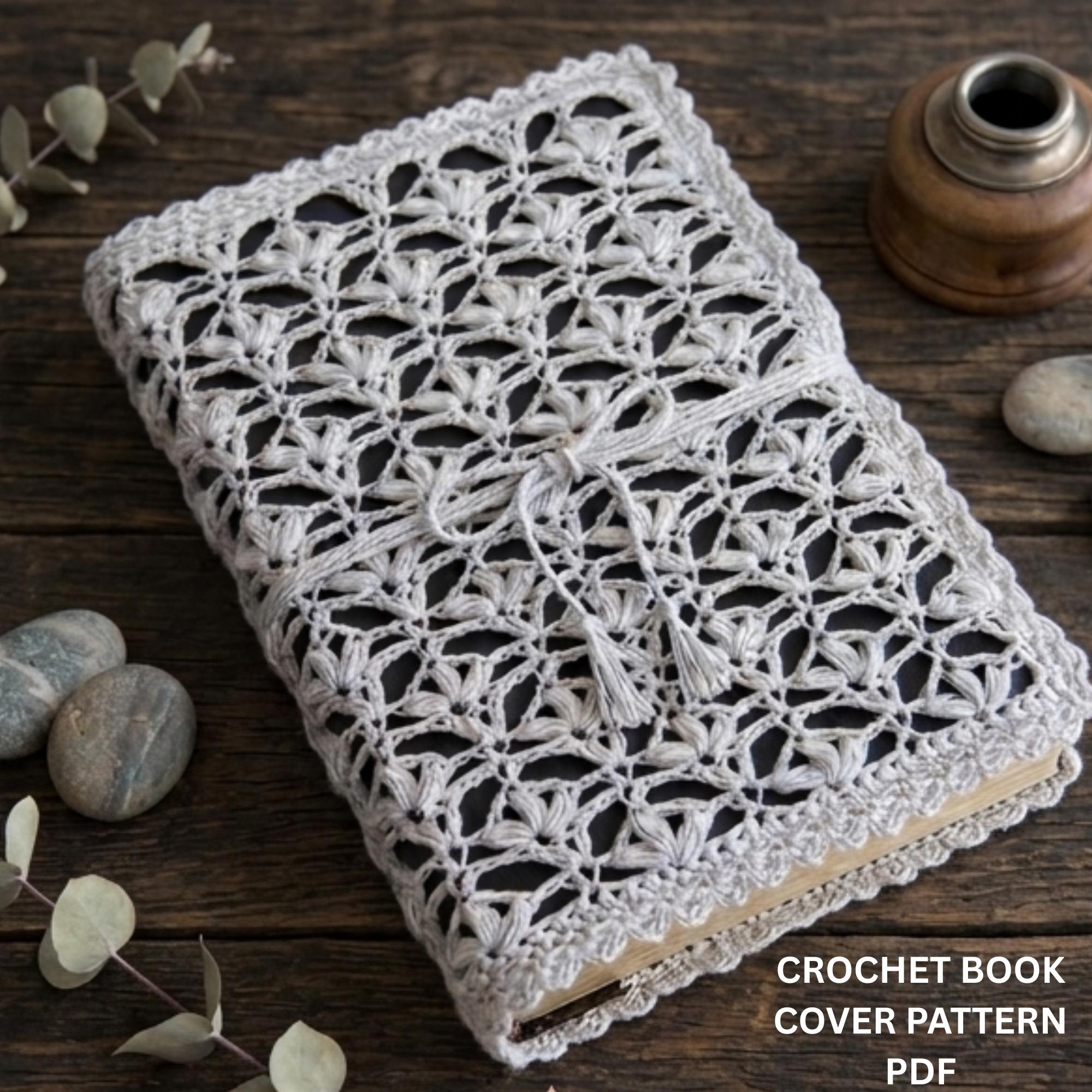 40 Book Sleeve Crochet Patterns for Stylish, Protective Handmade Reading Accessories 36 Crochet Bible Cover Crochet Book Sleeve Kindle Cover Boho