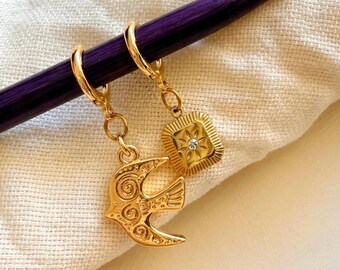Golden Little Treasures-Handmade Stitch Markers