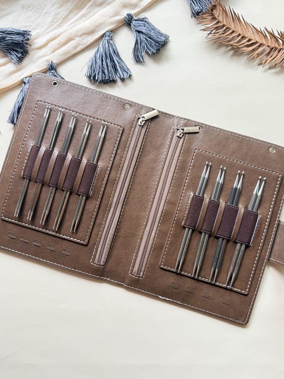 Back in Stock! Teardrop Tip Hexagonal Knitting Needles – Stainless Steel Interchangeable Set