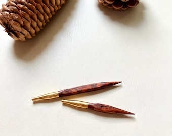 Handcrafted Carré Snakewood Mini Cubics Interchangeable Needle Set (9 Sizes)
