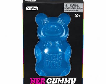 Schylling NeeDoh Gummy Bear Sensory Fidget, Super Squishy Stress, Assorted Colors (1 Random Color)