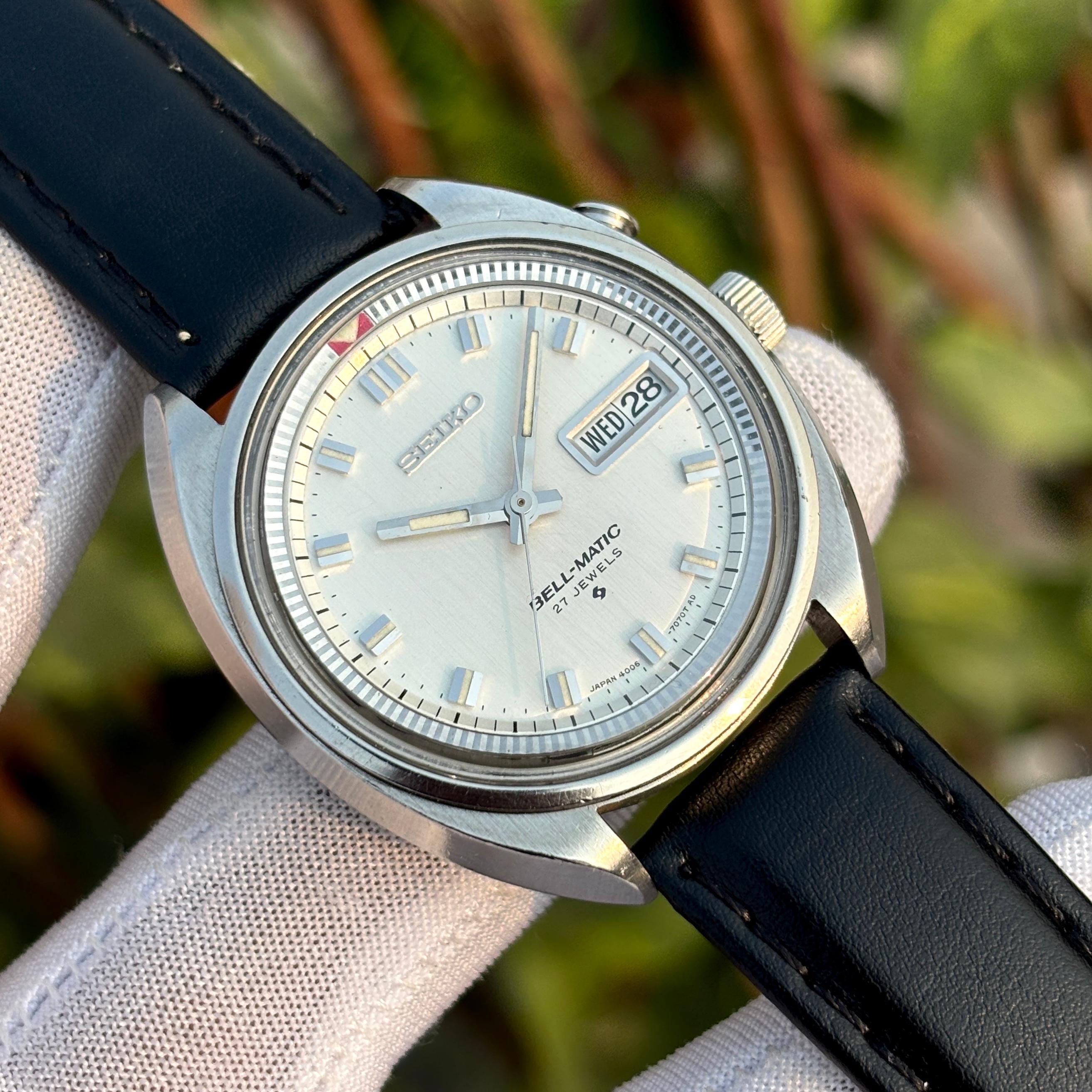 未使用】SEIKO DP647 デジタル置時計 パタパタ時計 オリーブ 未使用