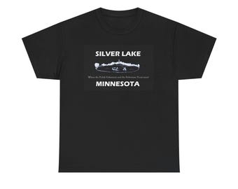 Silver Lake Minnesota Tee | BLACK