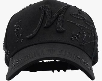 31 hats x El Mago Total Black, Hats, Military Caps, Slouchy Caps, Snapbacks, Caps,Embroidered Gift,An amazing birthday gift