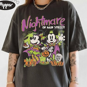 Nightmare On Main Street Shirt, Mickey's Not So Scary Halloween Party 2026 Shirt, Disney Halloween Shirt, Oogie Boogie Bash, Halloween Gift