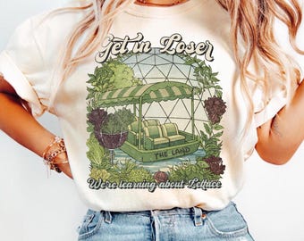 Camiseta "Entra en Loser The Land", camiseta "Aprendiendo sobre la lechuga", vacaciones en parques temáticos retro, ropa a juego para viajes familiares, atuendos vintage de Orlando