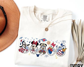 Comfort Colors® Disney Cruise Squad Shirt, Mickey and Friends Cruise Tee, Disney Cruise Trip Shirt, Disney Summer Shirt, Disney Vacation Tee