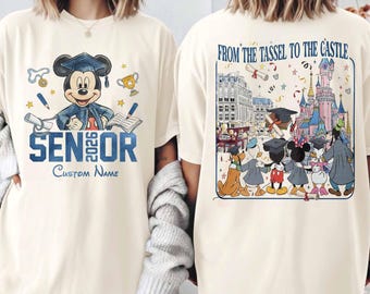Camiseta personalizada de Mickey y sus amigos para la graduación de 2026, camiseta del viaje de graduación de Disney 2026, camiseta de graduación de Disney 2026, camiseta del grupo de graduación de Disney