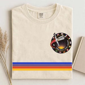 Camiseta vintage de Ryan Gosling con el arcoíris, camiseta gráfica del Proyecto Ave María, camiseta retro de la Misión de la Dra. Grace, camiseta Comfort Colors Ryland Grace