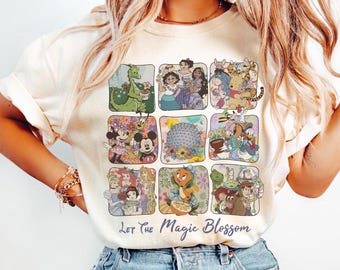 Let The Magic Blossom Png, Epcot Flower & Garden Png, Flower and Garden Festival Png, Family Vacation Png, Family Trip Png, Epcot Tour Shirt