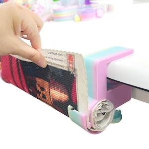 2-Piece Diamond Painting Table Clamp Set, 3D Printed Canvas Roll Holder