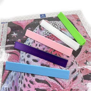Magnetic Straight Edge Support, Diamond Painting Magnetic Light Pad Bar Stand, Diamond Art Tool, Drill Painting Accessory