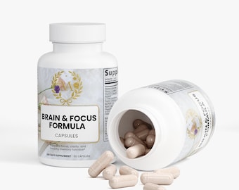 Brain & Focus Formula | Memory, Logic and Mental Health Booster - 60 Caps